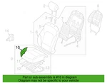Hyundai 88150 4Z010 Front Left Seat Cushion For 13-16 Santa Fe Sport New Genuine. Fixed Price $229.97.