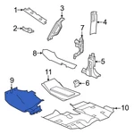 For Jeep Wrangler 2024-2025 7KV32TX7AB Front Right Floor Carpet. Fixed Price $119.21.