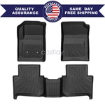 Tpe Floor Mats Liners Fits 2015-2022 Gmc Canyon Extended Cab All-weather Black. Fixed Price $78.59.