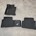 21 Thru 25 Bronco Sport Ford Molded Black Mats. 3 No Passenger Tray.. Fixed Price $90.00.