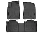 Husky Weatherbeater FRONT/2ND Row Floor Mats 3PC Fits 2012-2017 Toyota Camry Blk. Fixed Price $149.99.
