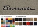 Lloyd Mats Velourtex Plymouth Barracuda Custom Front Floor (1967-1974). Fixed Price $153.99.