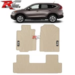 Fits 12-16 Honda Cr-v Floor Mats Liner Custom Carpets Latex Rubber Beige 3PC. Fixed Price $49.99.