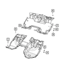 Genuine Mopar Rear Floor Carpet 7HB451X7AA. Fixed Price $296.40.