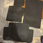Oem Bmw 4 Pc Front Rear Floor Mats Black Series Part # 3893-3897 Orig $229. Fixed Price $89.10.