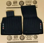 Original Audi Tts 8S All Weather Rubber Floor Mats Carpets 2PCS Front Oem Lhd. Fixed Price $239.88.