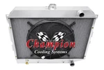 Ace Champion 4 Row Radiator W/ 16" Fan For 1968 - 1973 Dodge Charger Hemi Engine. Fixed Price $476.15.