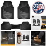 3-PIECE Black Rubber Mats All-weather Protection With Anti-slip Features. Fixed Price $159.99.