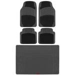 Bdk Motortrend Floor 5 Pc Combo, Carpet/rubber Hybridmats & Cargo Liner. Fixed Price $54.90.