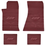 1985-92 Red Custom Vintage 4 Piece Floor Mats Set With "camaro Z28". Fixed Price $188.99.