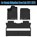 Front & Rear Floor Mats Liner Fits 2017-2025 Honda Ridgeline Crew Cab Tpe Black. Fixed Price $75.19.