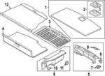 Genuine Ford Floor Mat LC5Z-7813046-AJ. Fixed Price $373.72.