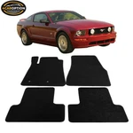 Fits 05-09 Ford Mustang 2DR Floor Mats Carpet Front & Rear Nylon Black 4PC. Fixed Price $59.99.