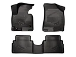 Husky Weatherbeater FRONT/2ND Row Floor Mats 3PC Fits 11-13 Hyundai Tucson Blk. Fixed Price $149.99.
