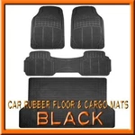 Fits 3PC Saab 9-7X Premium Black Rubber Floor Mats & 1PC Cargo Trunk Liner. Fixed Price $500.00.