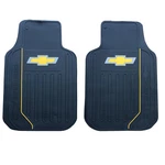 Licensed 2PC Chevy Bowtie Front Rubber Floor Mats Silverado Blazer Tahoe S10. Fixed Price $41.95.