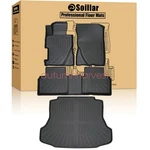 Floor Mats & Trunk Cargo Liner For 2006-2011 Honda Civic Sedan Tpe All Weather. Fixed Price $102.19.