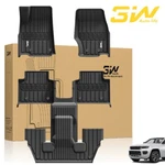 3W Tpe Floor Mats For 2021-2025 Jeep Grand Cherokee 6 Seater All Weather Liner. Fixed Price $135.99.