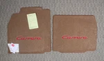 Tan Lloyd Ultimat Carpet Front Floor Mats For 2004-06 Porsche Carrera Gt W Logo. Fixed Price $144.89.