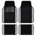 Bling Diamond Floor Mats, Shining Rhinestone Carpet Sparkly Silver. Fixed Price $35.69.