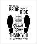White Paper Floor Mats : Disposable Cars Auto Vehicles. Fixed Price $26.89.