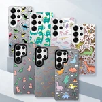 For Samsung S24 S26+ S25 S23 S22 Phone Case Laser Design Dinosaurs Pattern Cover. Fixed Price $13.26.