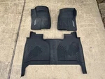 2019-2026 Chevrolet Silverado Crew Cab Front & Rear Floor Liners Black Oem Gm. Fixed Price $198.00.