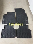 Oem Audi Q8 All-weather Rubber Floor Mats (2019-2026) From Front And Rear Black. Fixed Price $109.00.