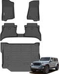 2021-2026 Jeep Wrangler 4XE Floor Mats & Cargo Liner Tpe All Weather 82216624AB. Fixed Price $104.97.