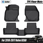 3D Tpe All-weather Black Floor Mats Liner Set Of For 2010 2017 Volvo XC60. Fixed Price $71.19.