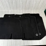 Black Front And Rear Carpet Floor Mat Set For 2014-18 Jeep Wrangler 1SK96TRM. Fixed Price $89.99.