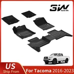 3W Floor Mats Fit 2016-2023 Toyota Tacoma Double Cab And Automatic Car Liners. Fixed Price $129.99.