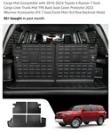 2010-2025 Toyota 4RUNNER Floor Mats Cargo Liners Tpe Fit W/o Sliding Tray. Fixed Price $130.00.