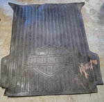 01-03 Ford F-150 Harley Davidson Oem Black Rear Bed Rubber Floor Liner Mat. Fixed Price $365.74.