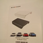 Basenor Upgraded Tesla Model Y 3 Center Console Cover Tpu Armrest. Fixed Price $15.89.