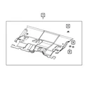 Genuine Mopar Rear Floor Carpet 6LJ69TX7AD. Fixed Price $734.09.