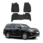 Omac Floor Mats Liner For Lexus Lx 570 2008-2011 1ST And 2ND Row Tpe All-weather. Fixed Price $99.99.