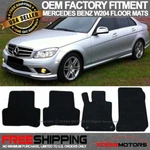 Fits 08-11 Benz W204 C-class Oe Fitment Floor Mats Carpet Front Rear Nylon Black. Fixed Price $44.99.