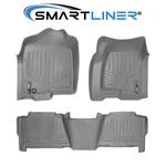 Smartliner Custom Fit Floor Mats Gray 2000-2007 Silverado Sierra Suv Crew Cab. Fixed Price $112.49.