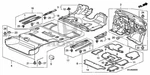 Genuine Honda Floor Mat Set *YR239L* 83600-SHJ-A01ZD. Fixed Price $336.06.