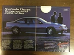 Misc 5973 Advertisement 1988 Chevrolet Cavalier Rs Coupe Oct 1987 2 Pg Pc. Fixed Price $14.99.
