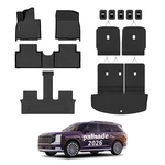 All Weather Floor Mats Cargo Liner With Backrest For 2026 Palisade 7. Fixed Price $284.46.