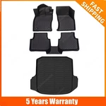 For 2019-2024 Volkswagen Jetta Tpe Floor Mats Trunk Cargo Liners Black 4PCS New. Fixed Price $96.59.