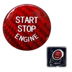 Red Carbon Fiber Engine Push Start Button Cover For Bmw 1 2 3 4 5 7 X Series. Fixed Price $18.09.