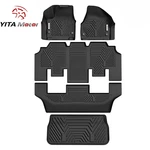 Yitamotor Floor Mats + Cargo Liner For 2017-2026 Chrysler Pacifica All Weather. Fixed Price $101.74.