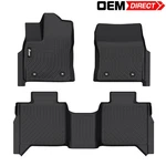 For 20-25 Toyota Tundra Crewmax Cab Tpe Floor Mats Front Rear Row Liner Guard. Fixed Price $63.99.