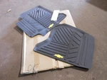 New Gm Front All Weather Cocoa & Gold Bowtie Logo Floor Mats Silverado 23452767. Fixed Price $39.99.