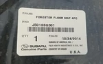 2014-2018 Subaru Forester Standard Floor Mats Black Oem J501SSG301 New & Sealed. Fixed Price $24.99.