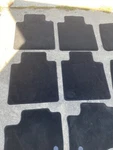Black Cloth Floor Mats 2017-2024 Ford F-250 F-350/450/550 Super Duty Crew Cab. Fixed Price $120.00.