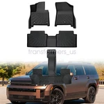 Tpe Floor Mats Liner All Weather Black For 2024-2025 Hyundai Santa Fe Hybrid. Fixed Price $79.79.